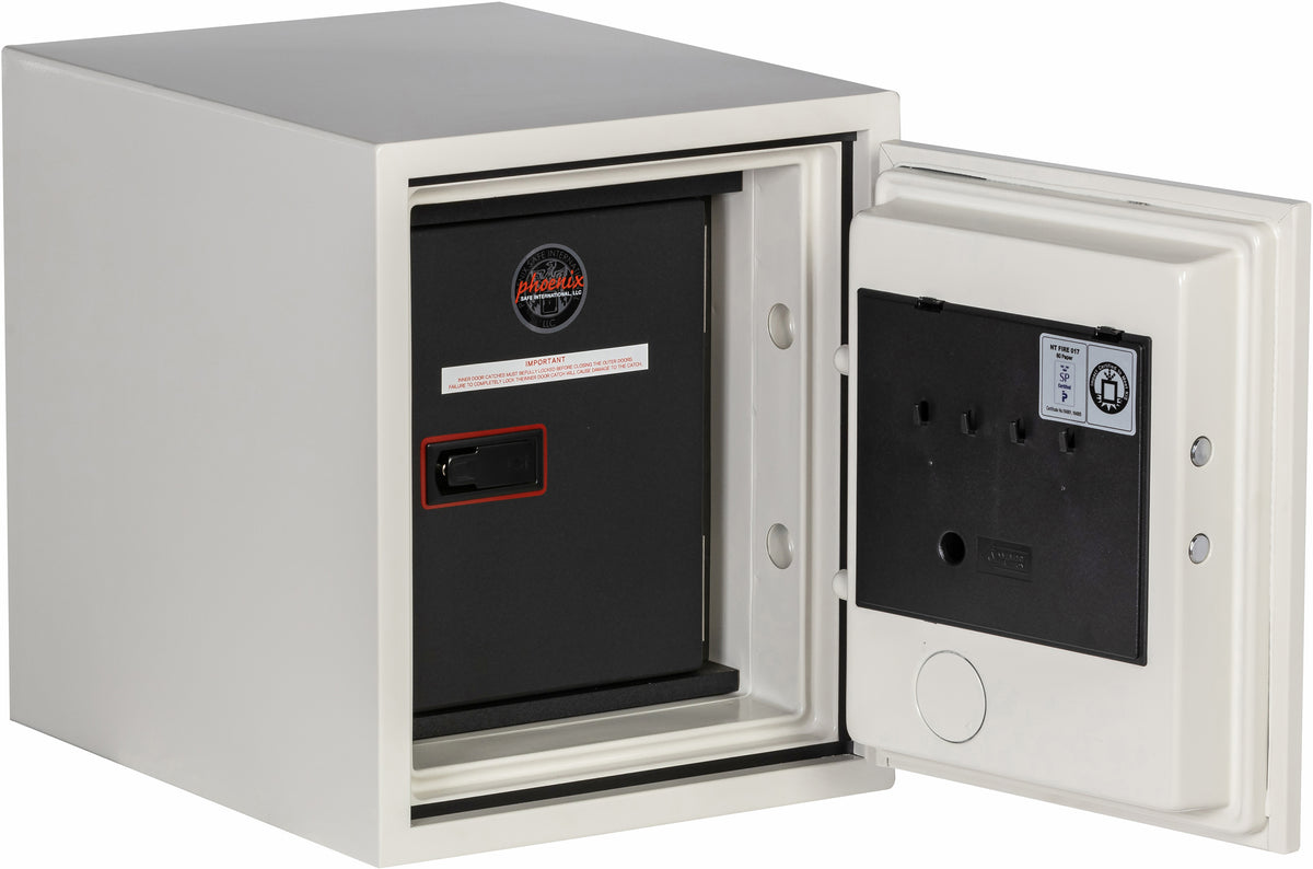 Phoenix Safe 2001, Datacare 1-Hour Key Lock Fireproof Media Safe with ...