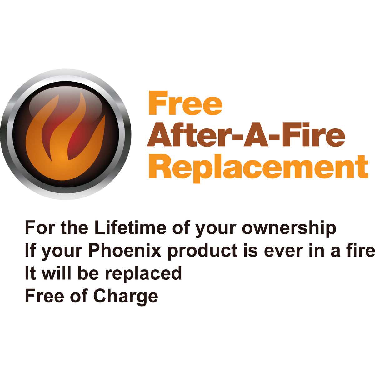 Free After-a-Fire Replacement Warranty