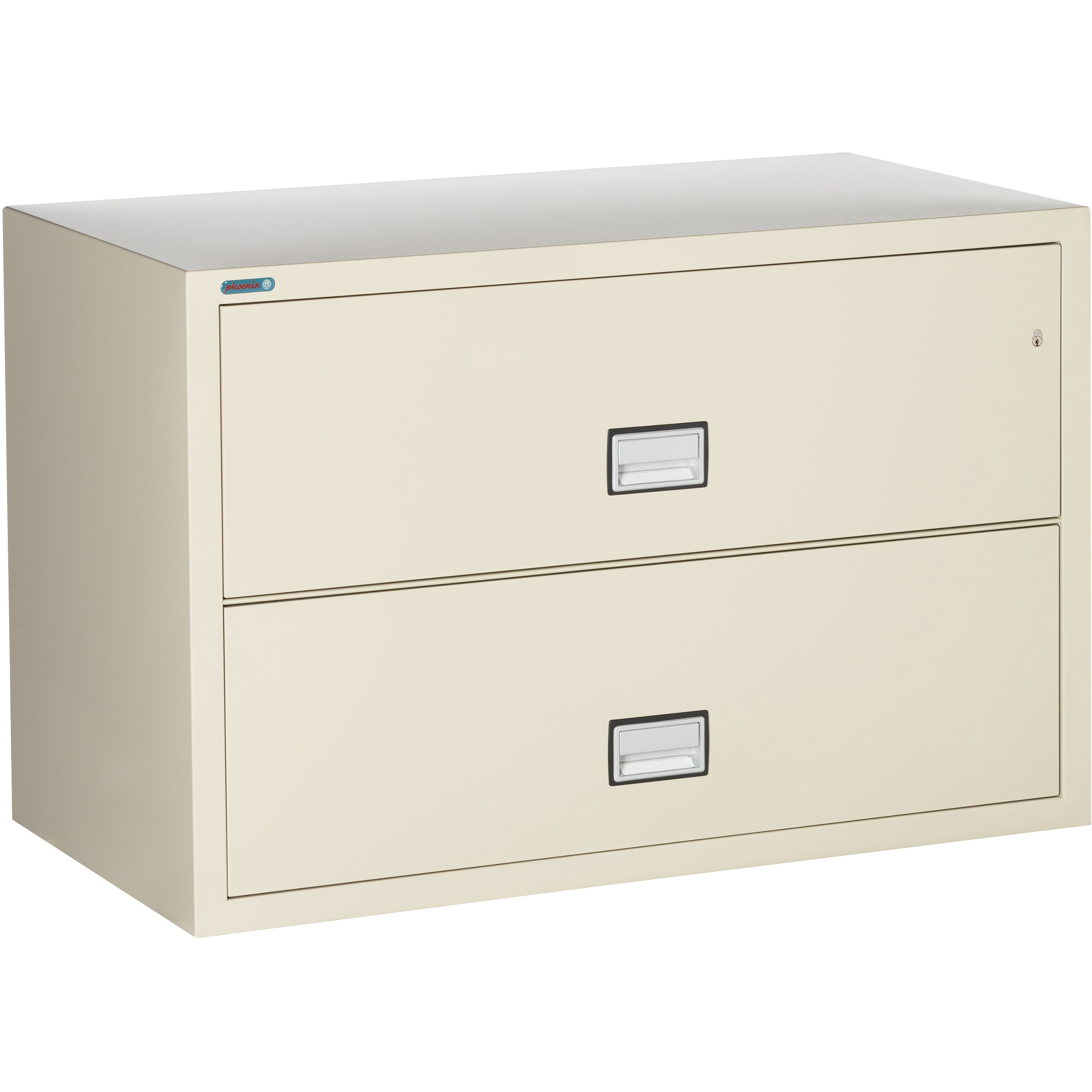 Phoenix Safe LAT2W44, Lateral 44 inch 2-Drawer Fireproof File
