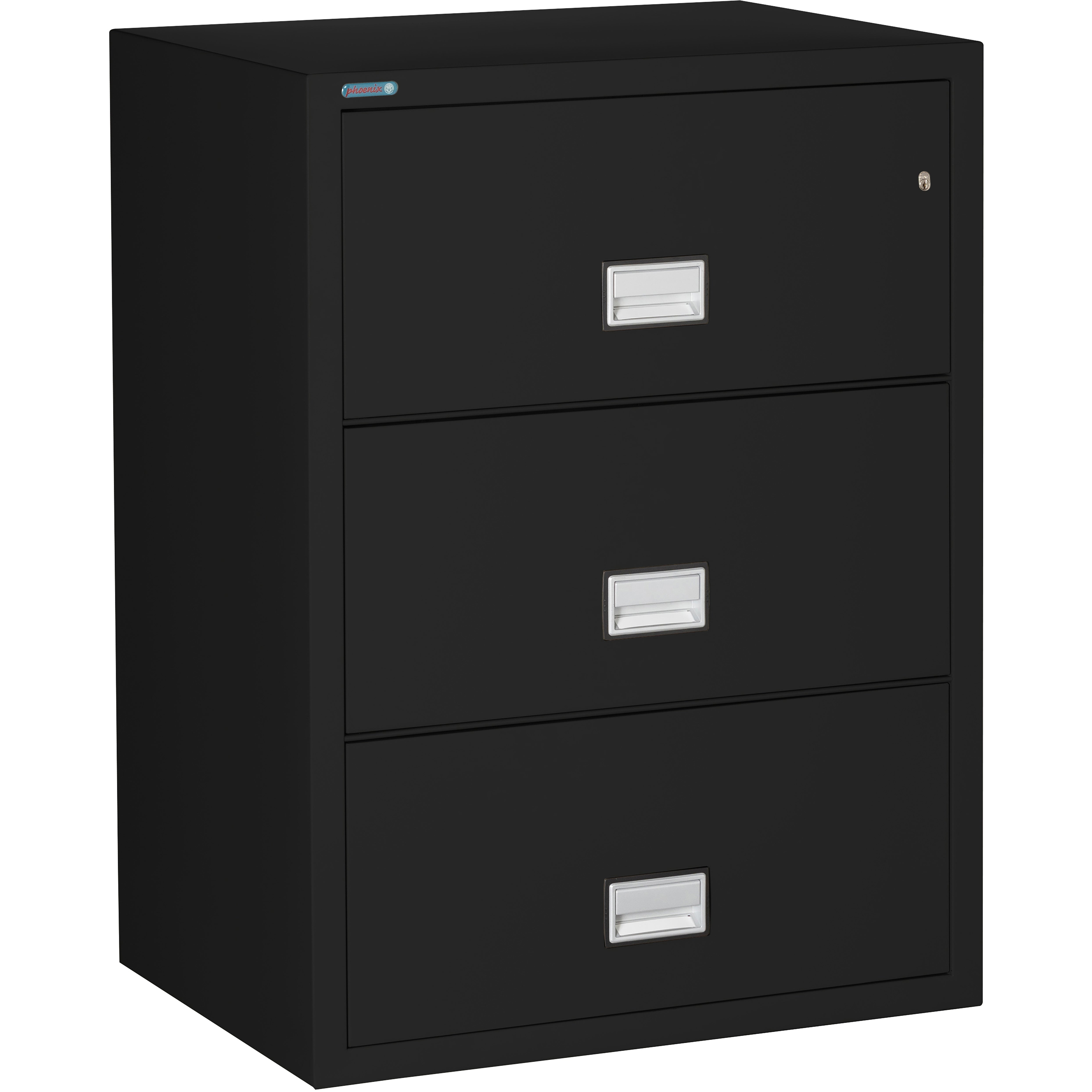 Phoenix Safe LAT3W31, Lateral 31 inch 3-Drawer Fireproof File
