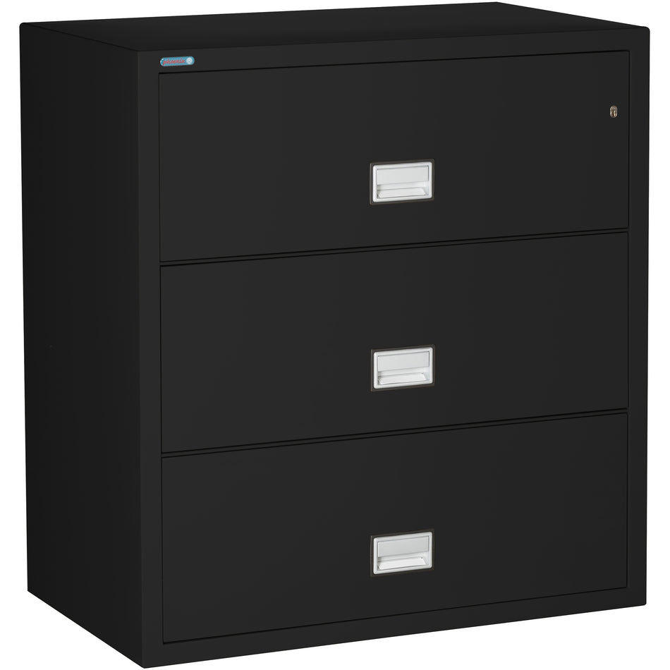 Lateral 38 inch 3-Drawer Fireproof File Cabinet with Water Seal, LAT3W38