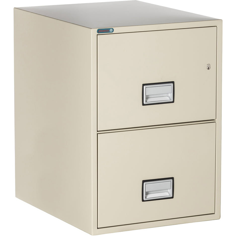 Vertical 25 inch 2-Drawer Legal Fireproof File Cabinet with Water Seal, LGL2W25