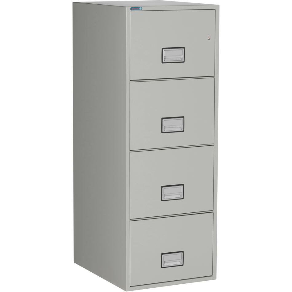 Vertical 25 inch 4-Drawer Legal Fireproof File Cabinet with Water Seal, LGL4W25