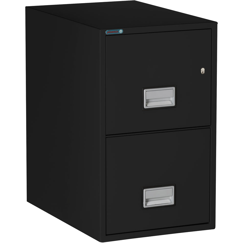 Vertical 25 inch 2-Drawer Letter Fireproof File Cabinet with Water Seal, LTR2W25