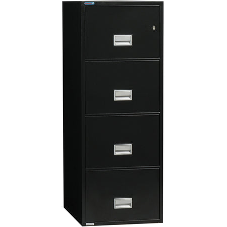 Phoenix Safe Damaged Vertical 31 inch 4-Drawer Legal Fireproof File Cabinet with Water Seal, LGL4W31